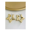 Kadın İthal Yıldız Küpe 4 cm