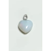 Aytaşı Kalpli Doğaltaş Kolye Ucu Küçük 1,5 cm