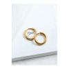 Cerrahi Çelik 316L Gold Kararmaz Çelik Küpe 1 ÇİFT ( BEDEN SEÇİNİZ)