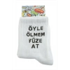 Yazılı Kolej Çorap 8*28