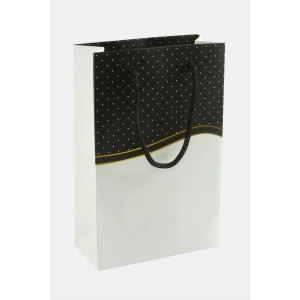 11*17 Benekli İpli Karton Çanta 1 Adet