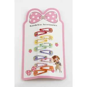 12 Adet Çiçek Çıtçıtlı Toka 2,5 cm