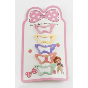 12 Adet Kelebek Çıtçıtlı Toka 3,5 cm