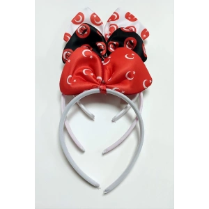 23 Nisan 19 Mayıs Türk Bayraklı Fiyong Atatürk İmzalı Taç