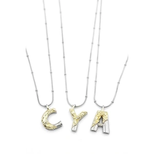 24lü Harf Kolye - Gümüş