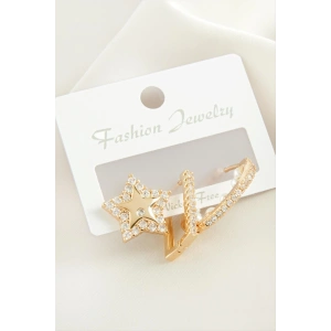 3 Adet Yıldız İnci Zirkon Taşlı Küpe