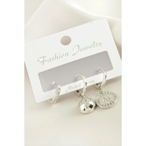 3 Adet Yıldız Zirkon Taşlı Küpe