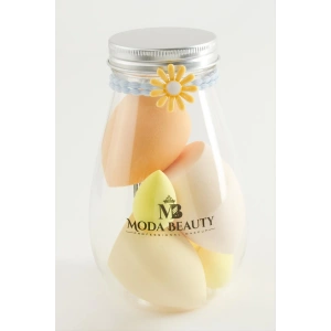 6 Adet Oval Şişeli Makyaj Süngeri