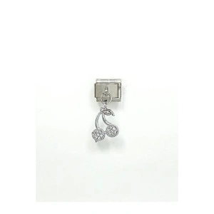 Kiraz 9 Mm Paslanmaz Çelik Italyan Bileklik Charmı