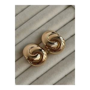 Kalın Halka Küpe İç İçe Geçmeli