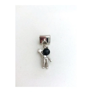 Astronot 9 Mm Paslanmaz Çelik Italyan Bileklik Charmı