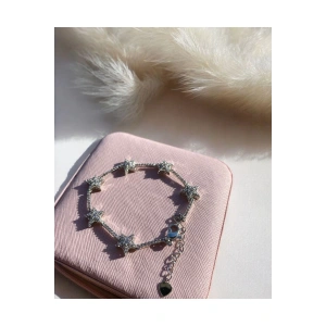 Zirkonyum Paris Dünyası Taşlı Yıldız Bileklik