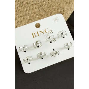 8 Adet Lüks Eklem Yüzük