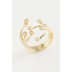 Ağaç Zirkon Taşlı Yüzük