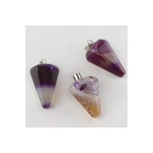 Akik Pandül Doğaltaş Kolye Ucu