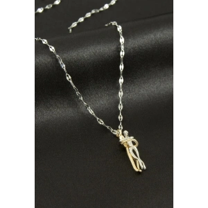 Aşkla Bağlı Çift Çelik Kolye