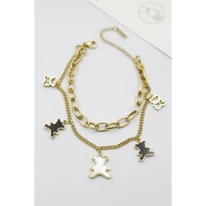 Ayıcık Bileklik - Altın