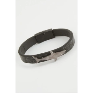 Balık Kaliteli Mıknatıslı Suni Deri Bileklik