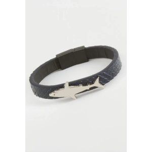 Balık Kaliteli Mıknatıslı Suni Deri Bileklik