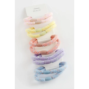 Benekli Boncuklu Lastikli Toka 2 Adet