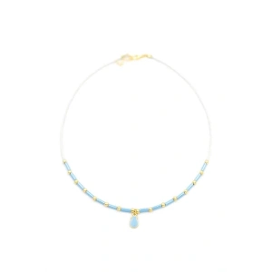 Boncuk Ananas Kolye - Beyaz