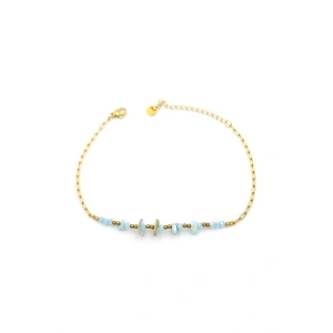 Boncuk Zincir Halhal - Altın