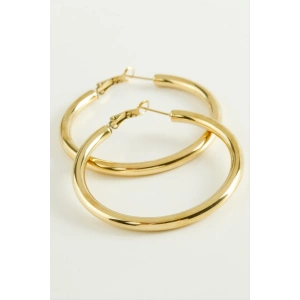 Boru Lüks Çelik Halka Küpe 5 cm