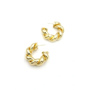 Burgu Halka Küpe - Altın