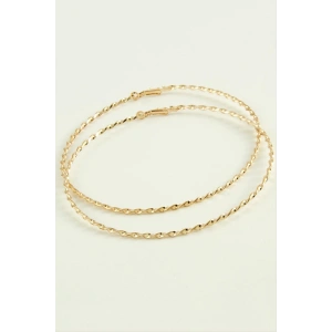 Burgulu Metal Halka Küpe 8-9-10 cm