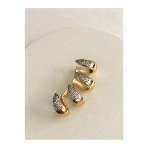 Çelik Çoklu Görünüm Kıkırdak Küpe