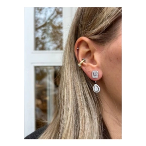 Çelik Damla Baget Küpe