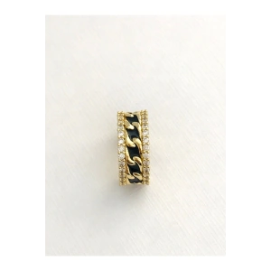 Çelik Taşlı Halka Küpe