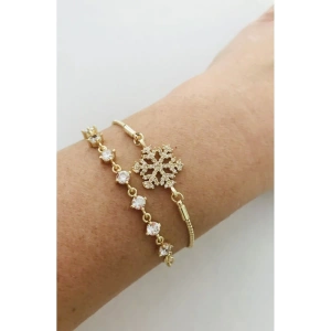 Çelik Taşlı Ince Bileklik