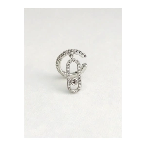 Çelik Taşlı Kıkırdak Küpe