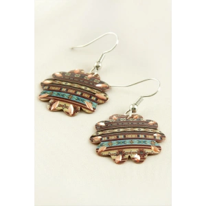 Çiçek Bakır Küpe