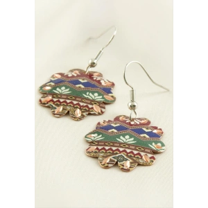 Çiçek Bakır Küpe