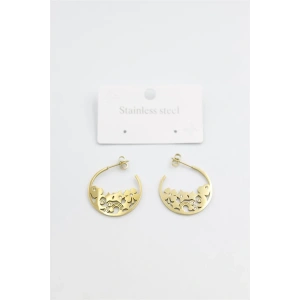 Çiçek Küpe - Altın