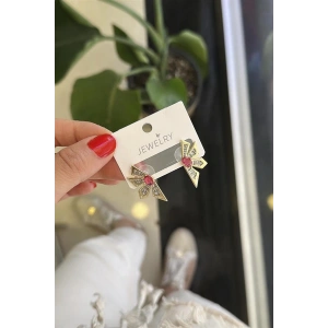 Çiçek Küpe - Pembe