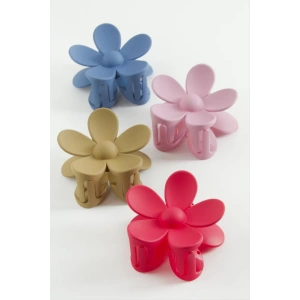 Çiçek Renkli Mandal Toka 7 cm