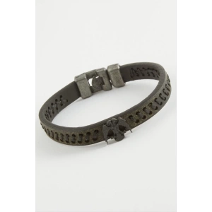 Çift Başlı Kartal Kaliteli Suni Deri Bileklik