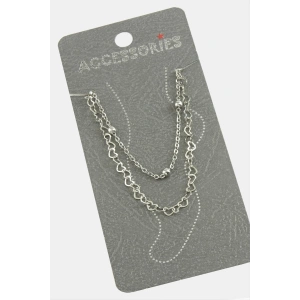 Çift Zincirli Çelik Halhal