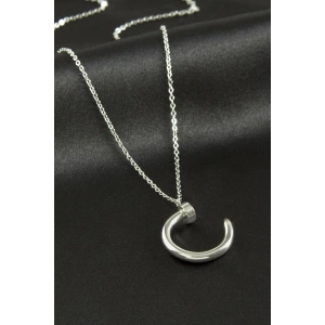 Çivi Lüks Çelik Kolye