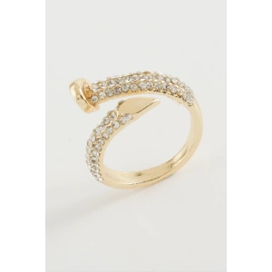 Çivi Zirkon Taşlı Yüzük