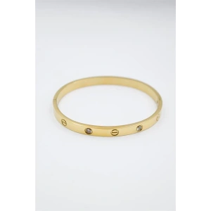 CRT Model Taşlı Bilezik - Altın