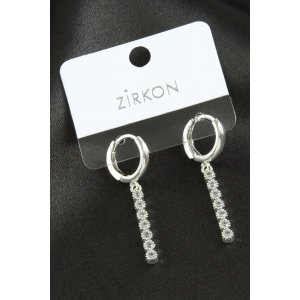 Çubuk Zirkon Taşlı Küpe