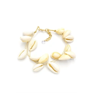 Deniz Kabuğu Bileklik - Beyaz