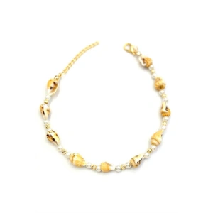 Deniz Kabuğu Halhal - Sarı