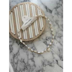 Deniz Kabuğu Kolye - Altın