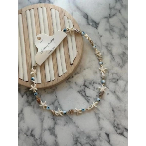 Deniz Kabuğu Kolye - Beyaz