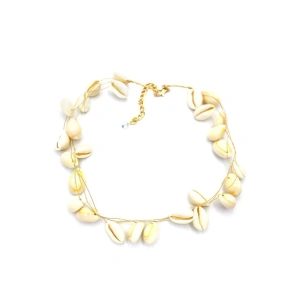 Deniz Kabuğu Kolye - Beyaz